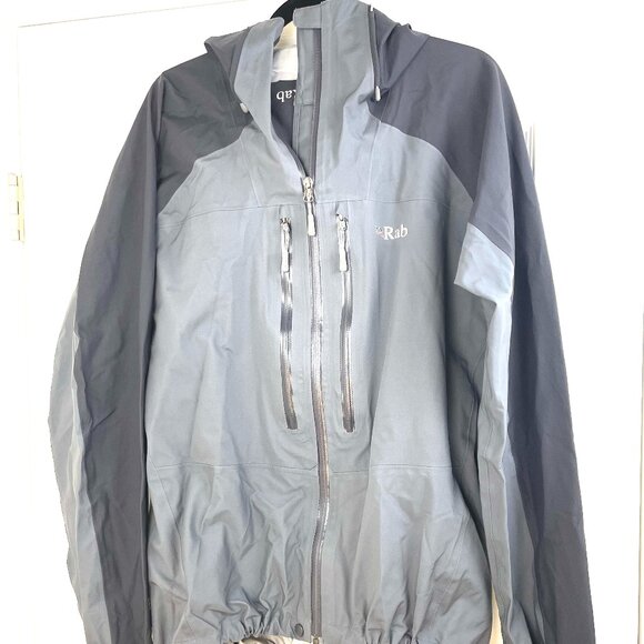 Rab Men’s Outdoor Gray Jacket – Waterproof, Windproof Polartec NeoShell Size XL - Picture 1 of 14